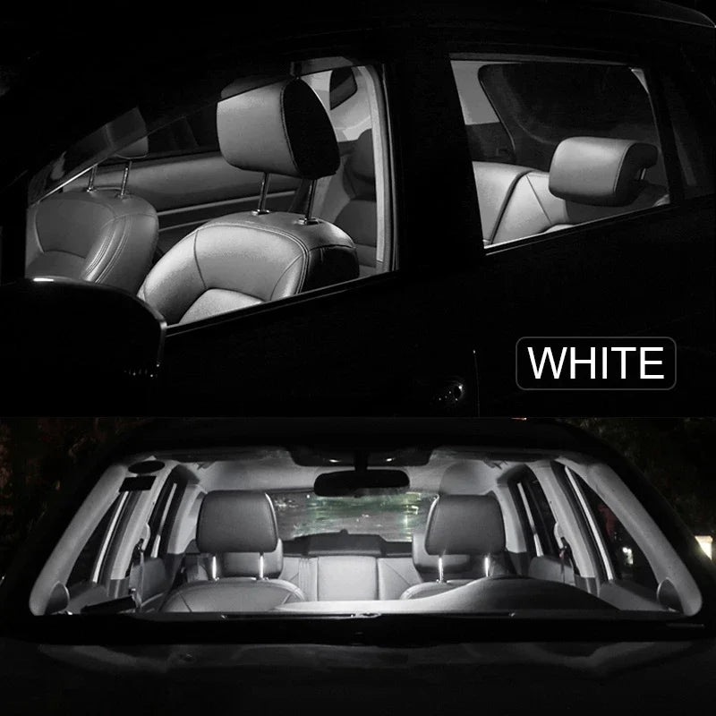 12Pcs Car Interior LED Bulb Light Kit for Citroen Spacetourer 2016 2017 2018 2019 2020 2021 2022 Dome Trunk Reading Lamp