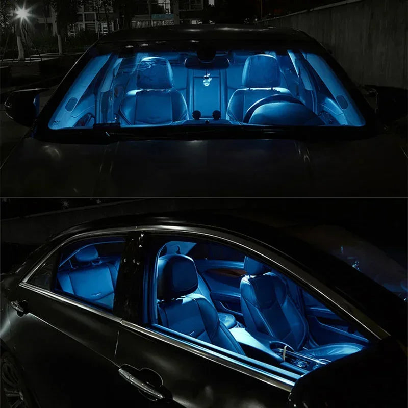 12Pcs Car Interior LED Bulb Light Kit for Citroen Spacetourer 2016 2017 2018 2019 2020 2021 2022 Dome Trunk Reading Lamp