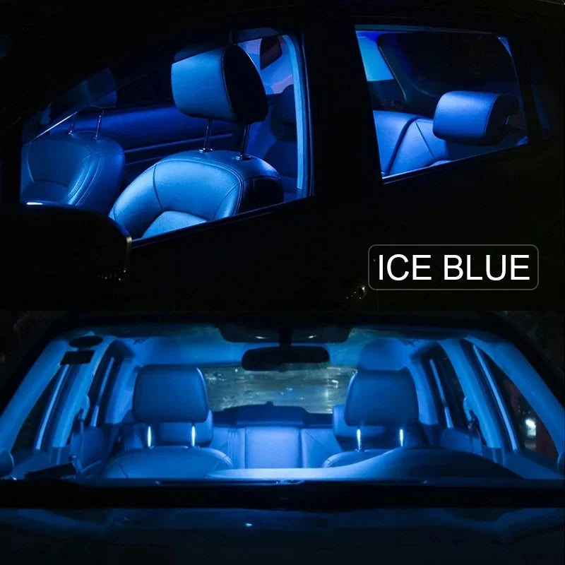 12Pcs Car Interior LED Bulb Light Kit for Citroen Spacetourer 2016 2017 2018 2019 2020 2021 2022 Dome Trunk Reading Lamp