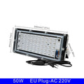 Led UV Floodlight 110V 220V 50W 100W Party Light 395Nm 400Nm IP65 Waterproof Ultraviolet Fluorescent Stage Lamp with US/EU Plug