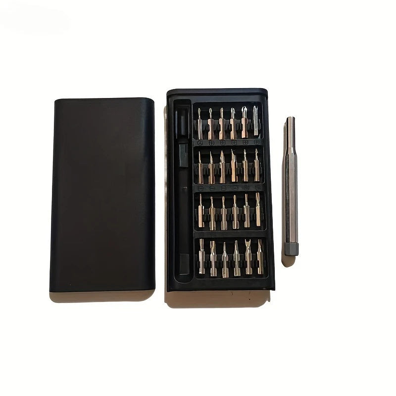 Kit 25-en-1 Mini Tournevis – Têtes Plates & Cruciformes pour Électronique