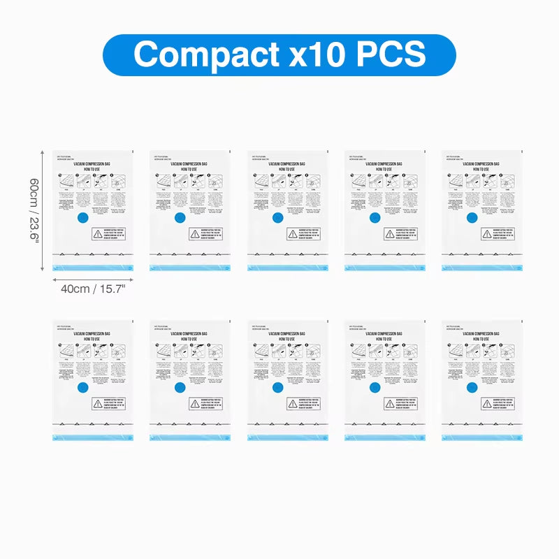 Cordless Electric Pump for Vacuum Storage Bags Travel Rechargable Air Pump for Space Saver Bag Various Clothes Luggage Seal Bags