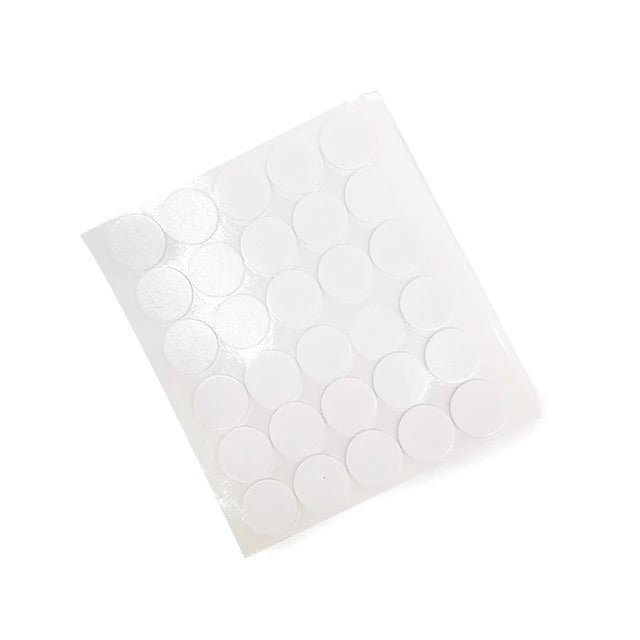 WS02 Factory Price Low MOQ 2cm Heat Resistance Round Shape Double-Sided Candles Wick Stickers for DIY Candle Making