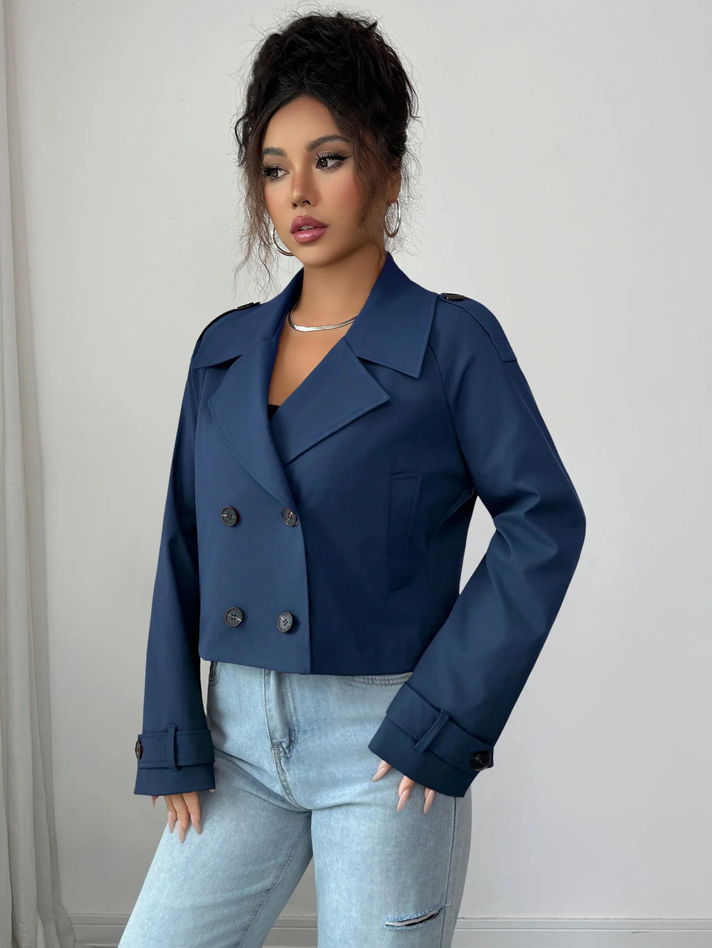 Autumn New Collection: Casual, Simple Long-sleeved Jacket, Vest Coat, Fashionable and Versatile Women's Clothing