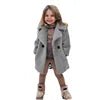 Wholesale Winter Warm Clothing Kids Girl Lapel Overcoat Jacket Faux Fur Toddler Baby Loose Coats