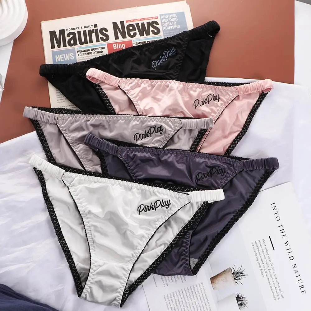 1Pc Women's Seamless Panties Ultra-thin Panties Fashion Sexy Girl low-Rise Ruffles Embroidery Smooth Fitness Panties