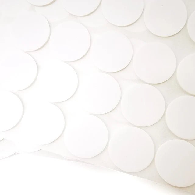 WS02 Factory Price Low MOQ 2cm Heat Resistance Round Shape Double-Sided Candles Wick Stickers for DIY Candle Making