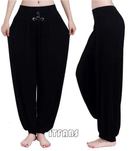 New Style Women High Waist Athletic Harem Pant Baggy Bloom Pants Lantern Stretch Lady Casual Comfy Pant Plus Size M L XL 2XL 3XL