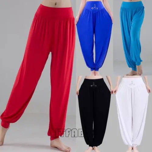 New Style Women High Waist Athletic Harem Pant Baggy Bloom Pants Lantern Stretch Lady Casual Comfy Pant Plus Size M L XL 2XL 3XL