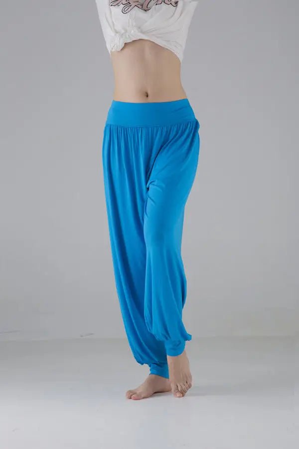 New Style Women High Waist Athletic Harem Pant Baggy Bloom Pants Lantern Stretch Lady Casual Comfy Pant Plus Size M L XL 2XL 3XL