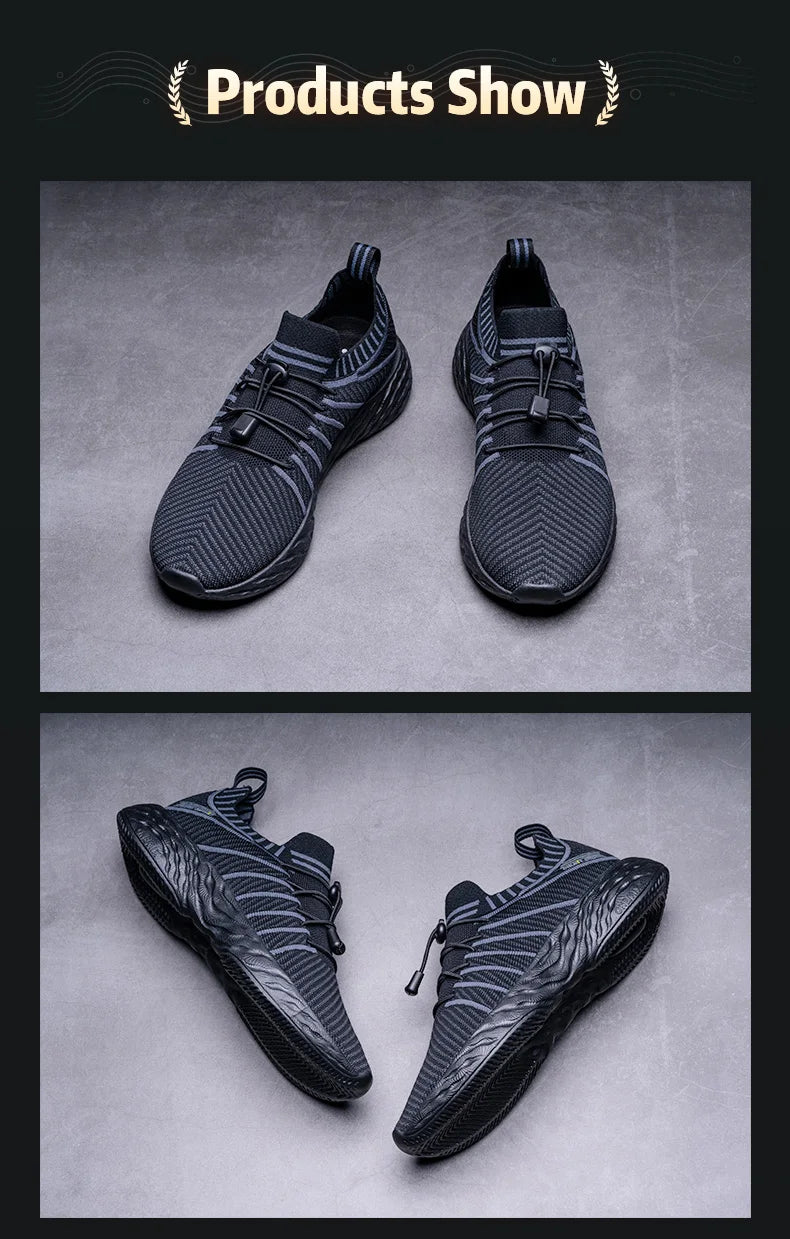 ONEMIX 2026 Men's Running Shoes Non-slip Shock Absorption Sneaker Lightweight Tennis Shoe Waterproof Men's Breathable Casual Shoes