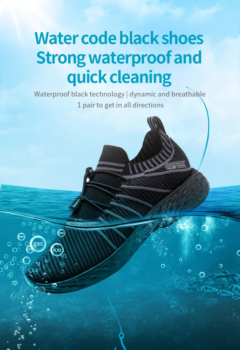 ONEMIX 2026 Men's Running Shoes Non-slip Shock Absorption Sneaker Lightweight Tennis Shoe Waterproof Men's Breathable Casual Shoes