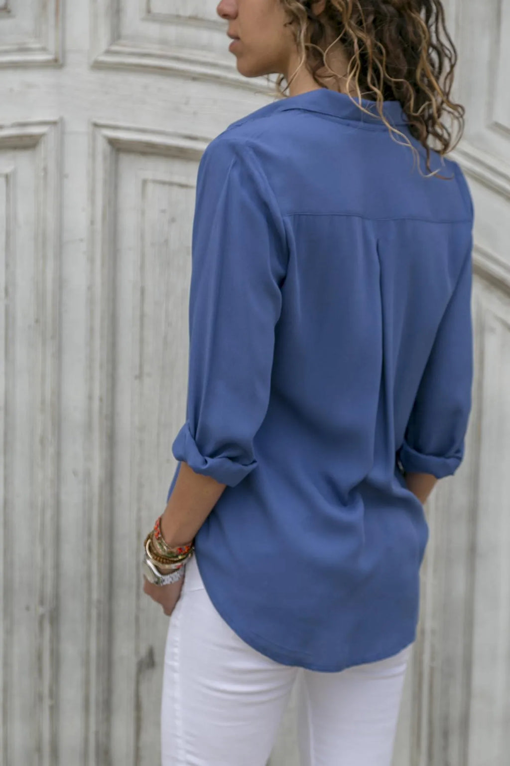 Oversized S-8XL Loose Chiffon Blouse Shirts Summer Women Turn-Down Collar Long Sleeve Solid Color OL Button Blouse Tops ARJ-196Y