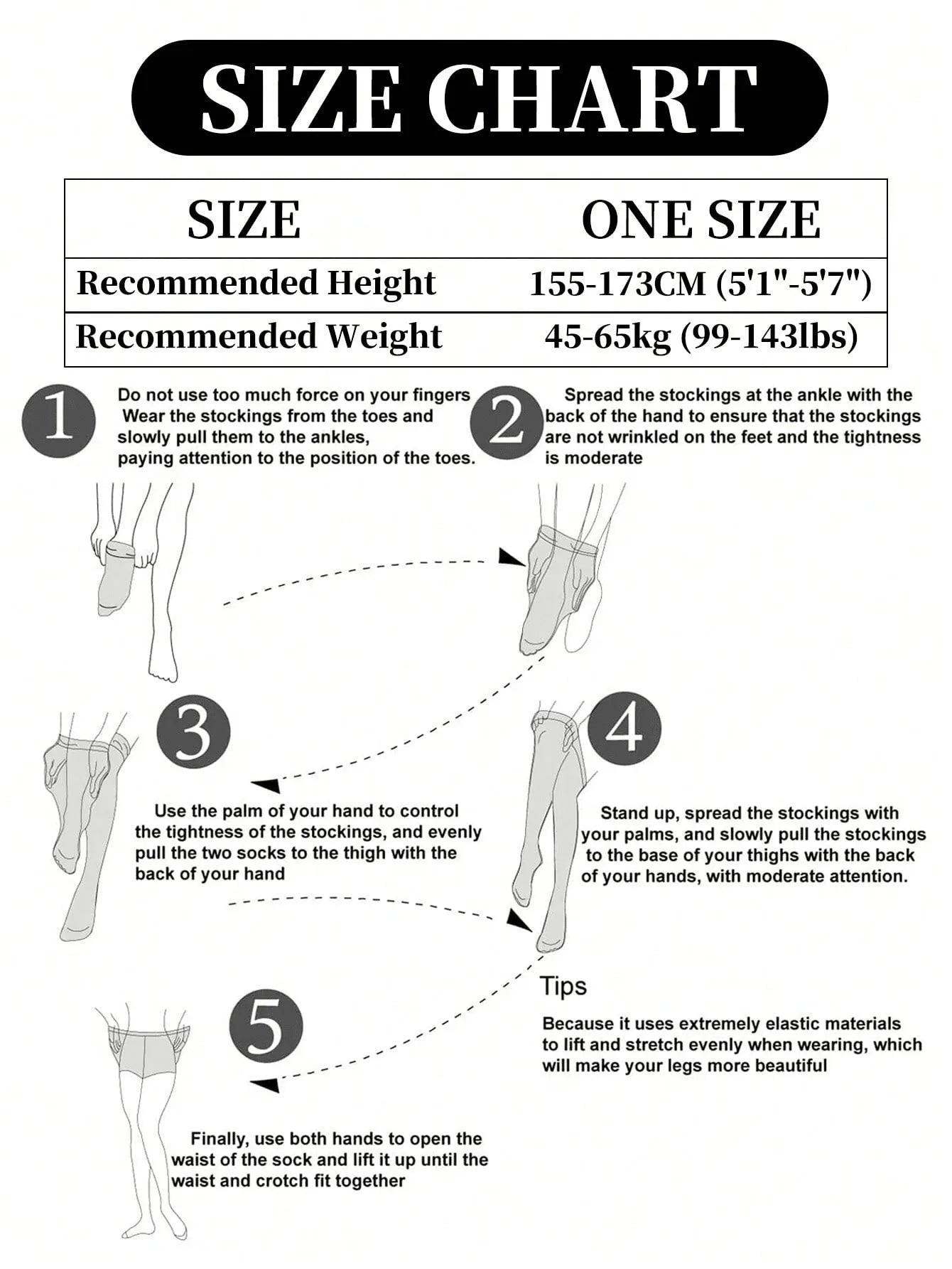 1 Piece Sexy Women'S Oil Shapeing Shapewear Back Vertical Line Shrimp Line Pantyhose
