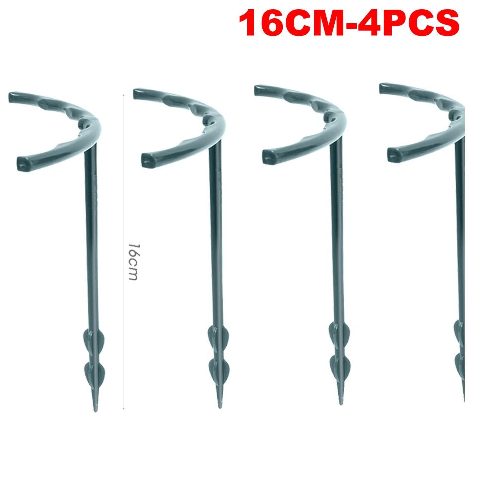 1/2/4/6/8/16Pcs Plastic Support Pile Stand Plant Support Pile for Flowers Greenhouses Arrangement Fixing Rod Holder Garden Tools
