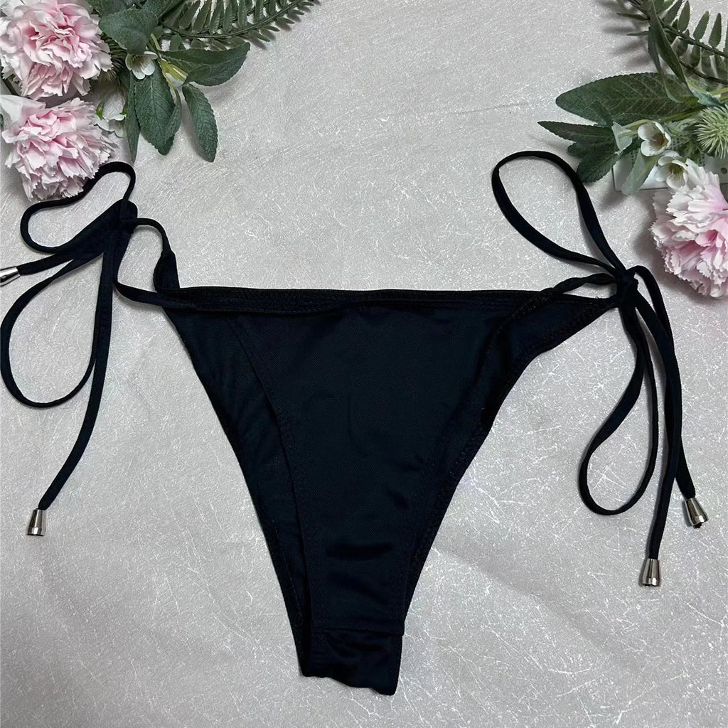 Bikini Femme Deux Pièces – Halter Neck, Taille Haute, Sans Armature | Style Plage Été