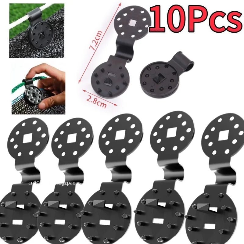 Pinces Plastique pour Filet d'Ombrage & Auvent – Lot de 5 à 100 pcs | Jardin & Camping