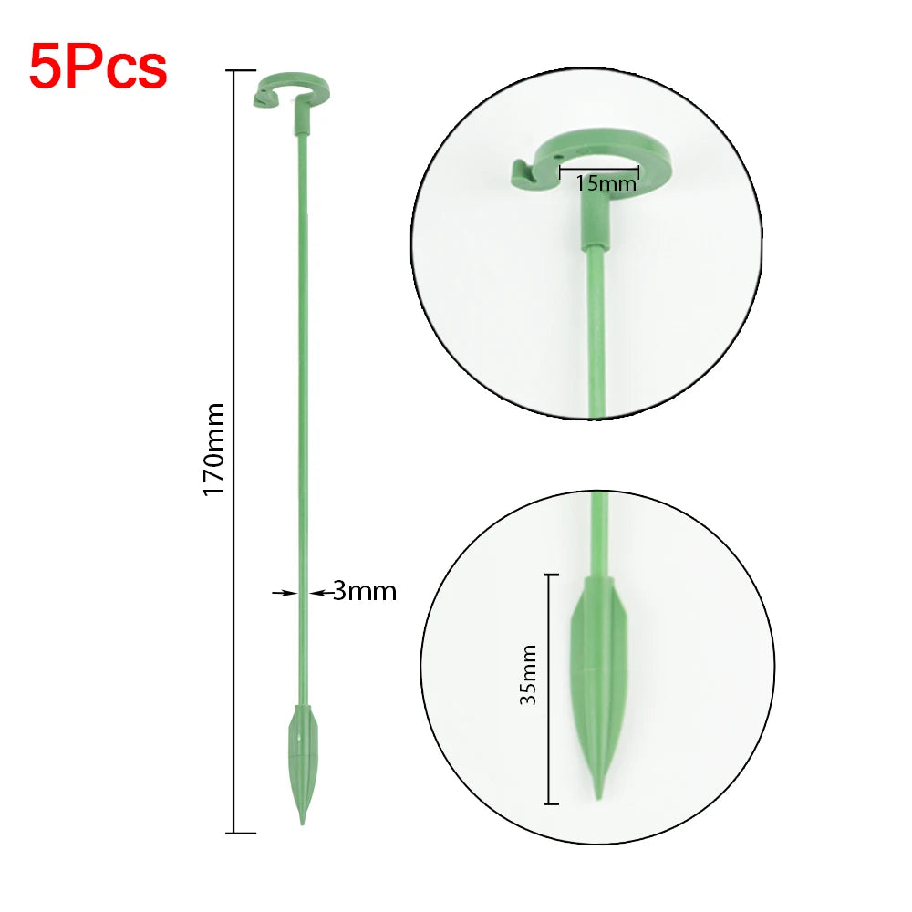 5Pcs Butterflies Orchid Succulents Flower Vegetables Plant Stand Plant Potted Support Rods Garden Supplies
