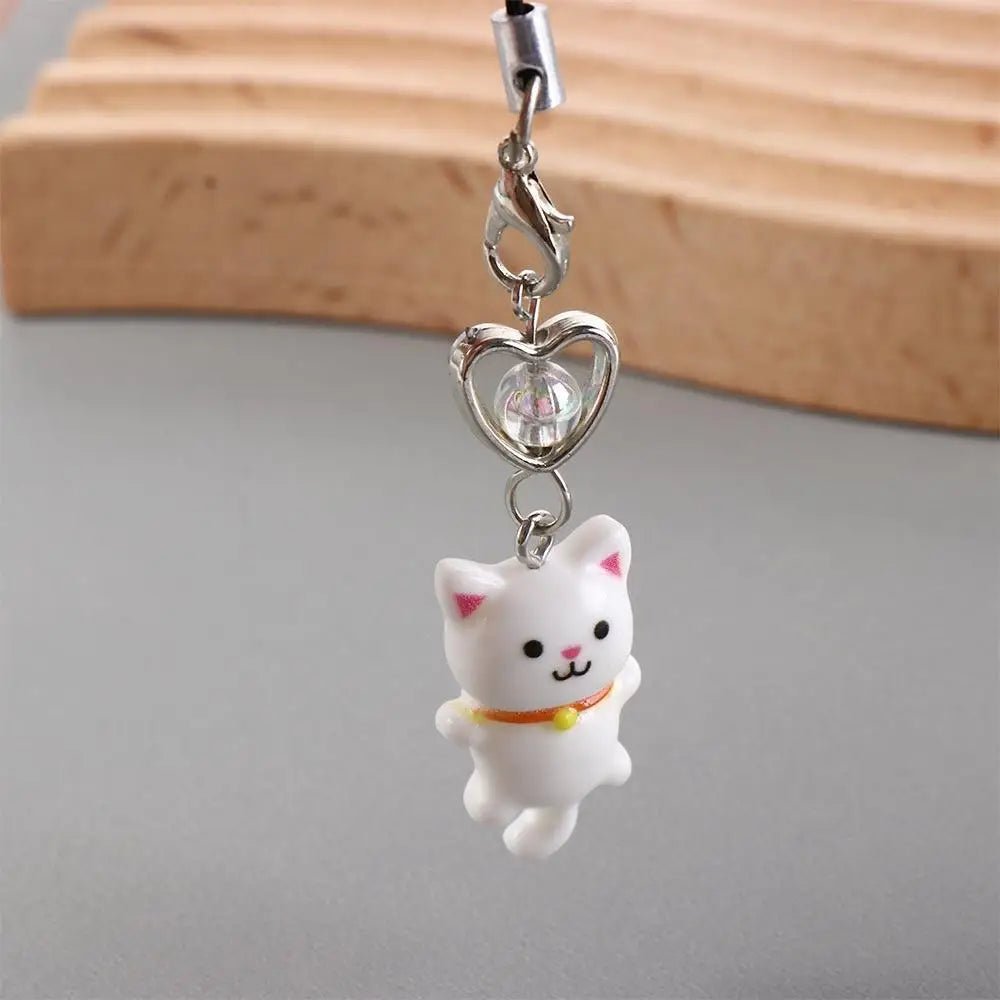 Pendentif Chat Porte-Clé Téléphone & Sac – Charm Anti-Perte Y2K Unisexe