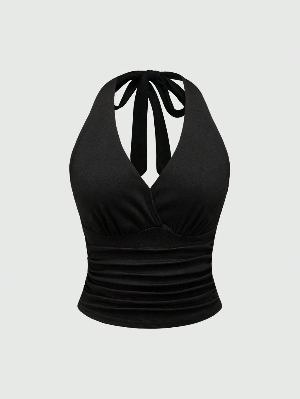 Top sans manches décontracté pour femmes, imprimé léopard rétro, dos nu, col halter, sexy, dos nu, à lacets, Ropa Para Mujer