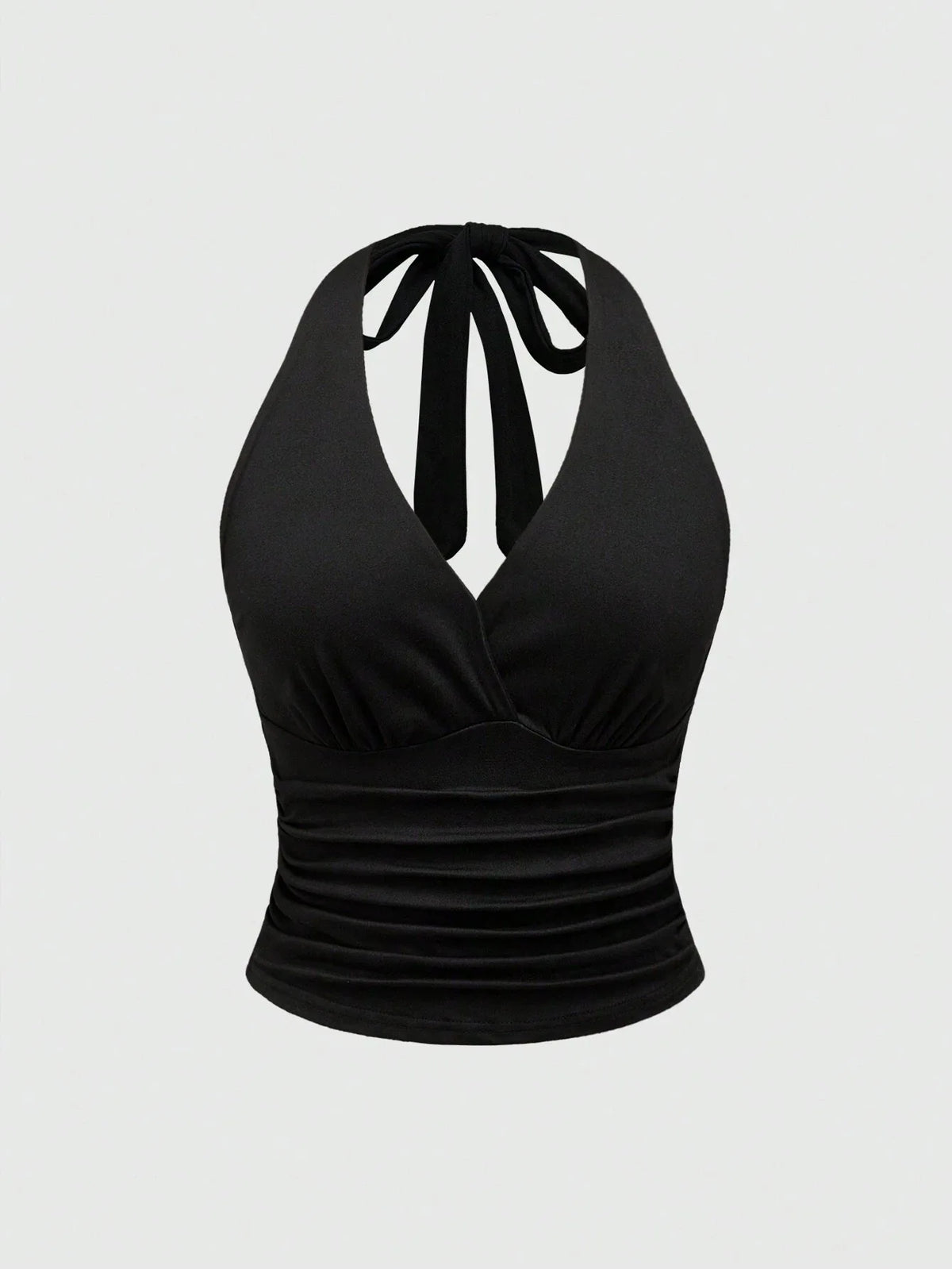 Top sans manches décontracté pour femmes, imprimé léopard rétro, dos nu, col halter, sexy, dos nu, à lacets, Ropa Para Mujer