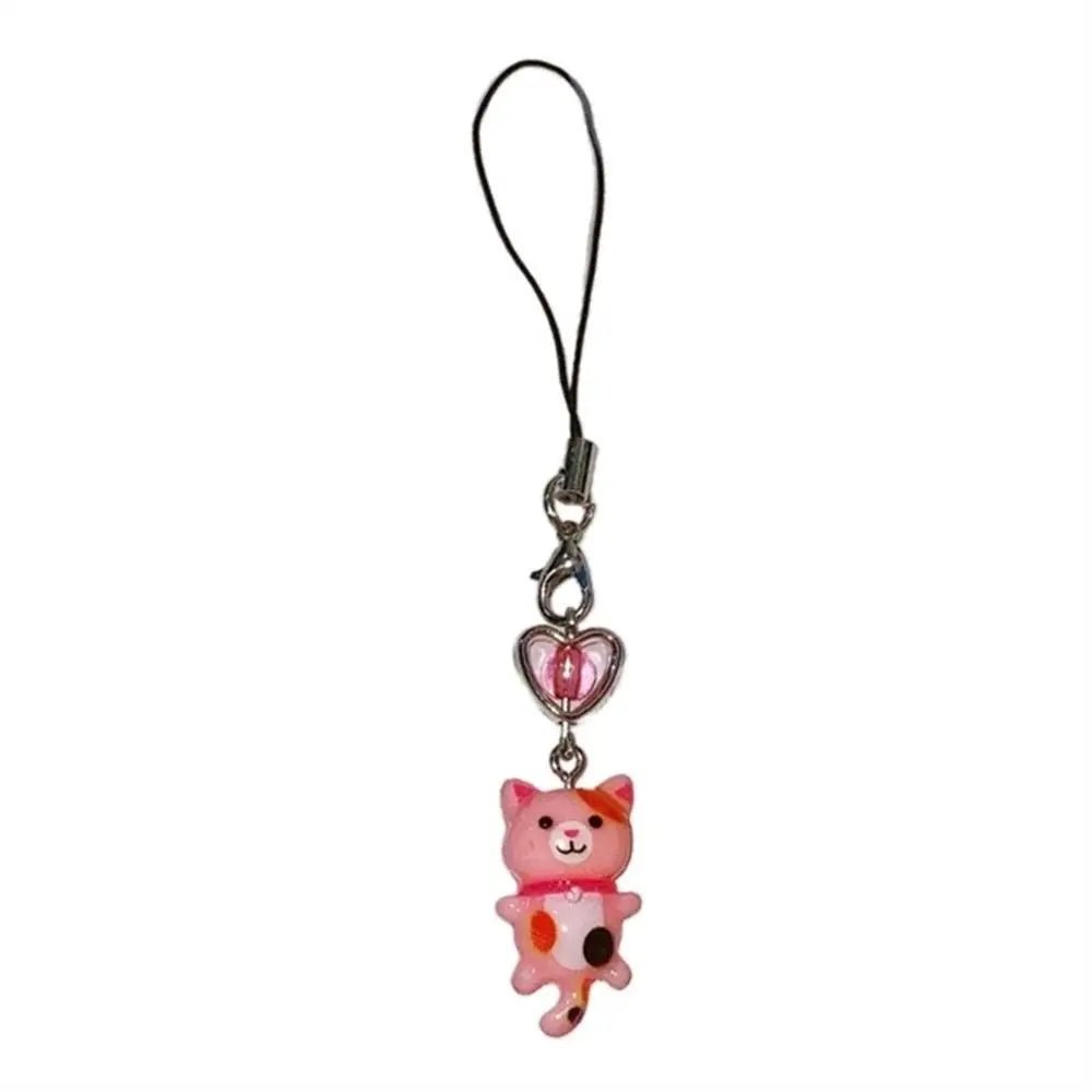 Pendentif Chat Porte-Clé Téléphone & Sac – Charm Anti-Perte Y2K Unisexe