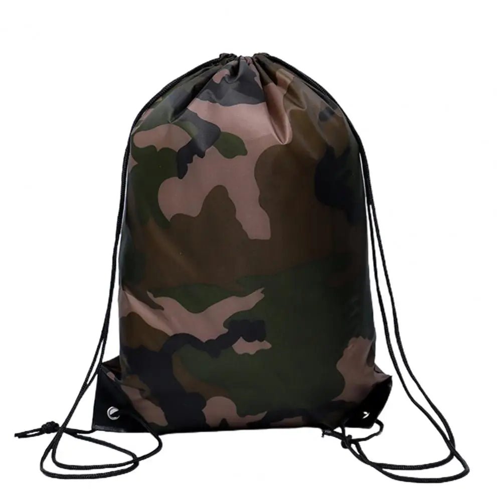 Sac à Dos Camouflage Léger à Cordon – Gym, Voyage, Camping & Randonnée | 43x34cm