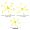 3/4Pcs Reusable Plant Stem Folding Frame Garden Tools No Stake Trellis Plant Stem Support Support Branches Stem Organizer