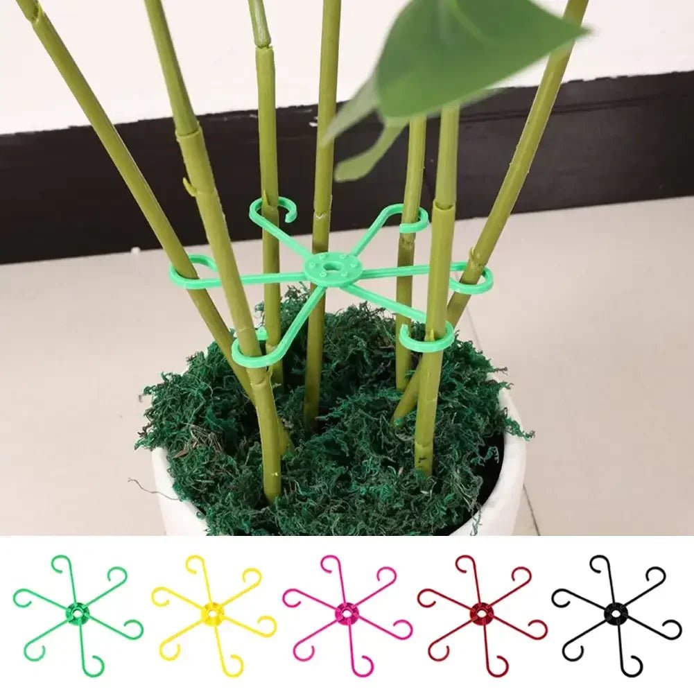 3/4Pcs Reusable Plant Stem Folding Frame Garden Tools No Stake Trellis Plant Stem Support Support Branches Stem Organizer