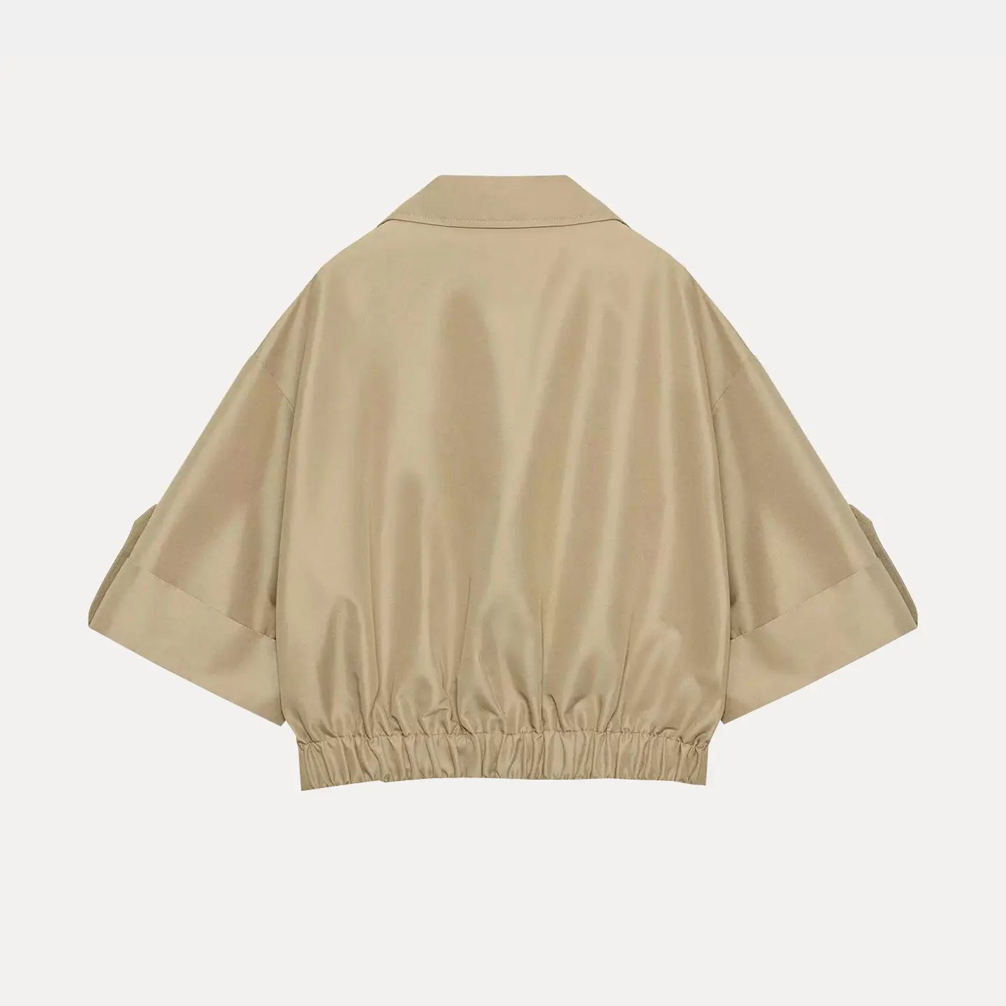 Women's Short Sleeve Double Breasted Jacket Casual Style Standard Fit Other Material 100% Summer 2026 New Arrival from China