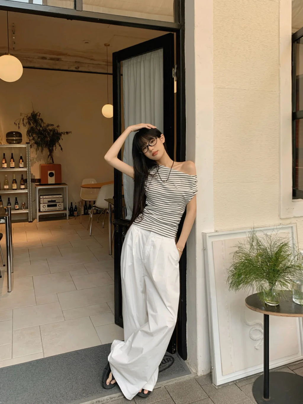 2026 Summer Striped Sexy T-shirt Women Slim Skinny Short Sleeve Y2K Korean Fashion Japanese Tee Shirt Woman Crop Tops Clothes