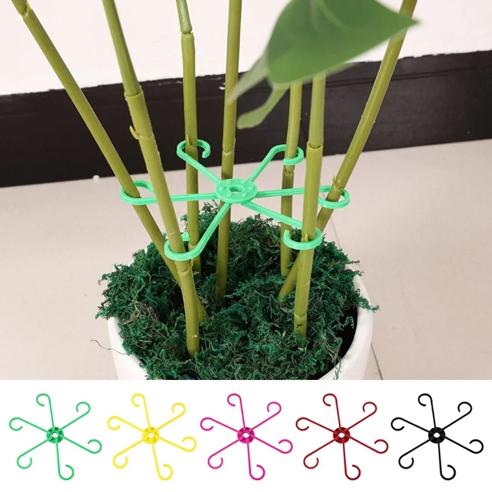 3/4Pcs Reusable Plant Stem Folding Frame Garden Tools No Stake Trellis Plant Stem Support Support Branches Stem Organizer