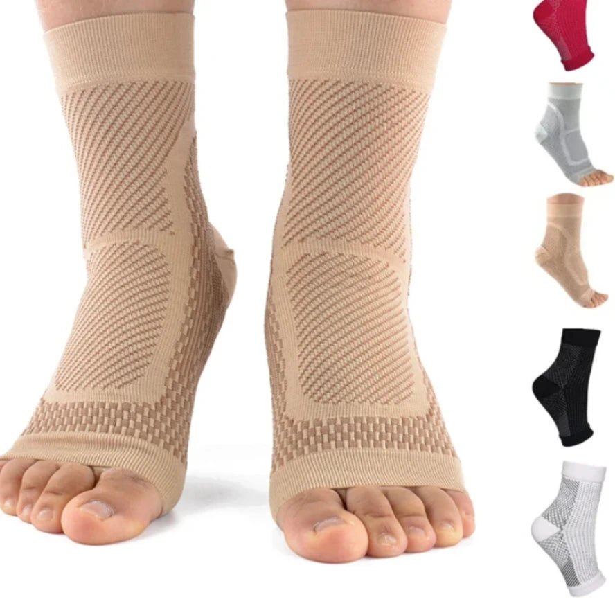 1 pair Neuropathy socks, Ankle brace Socks and Tendonitis compression socks For Pain Relief, Ankle compression sleeve for swelling
