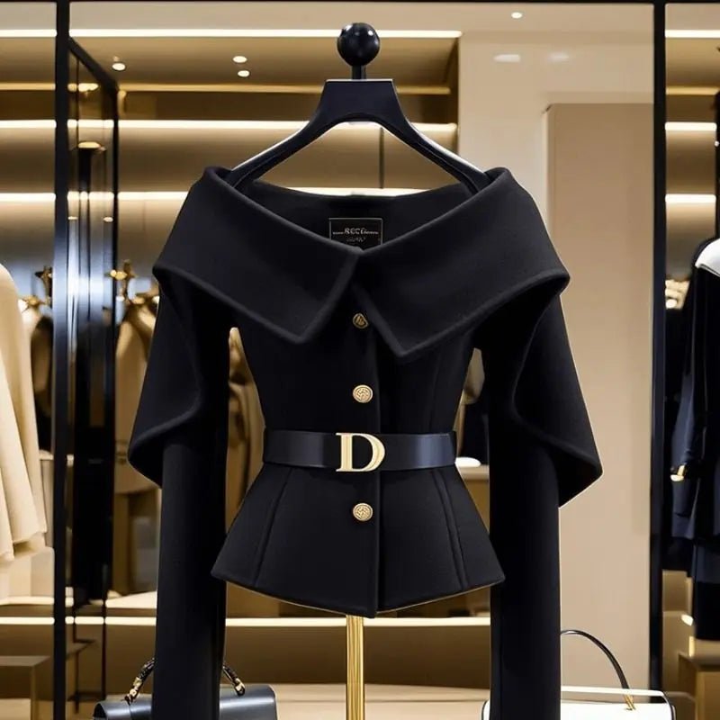 Chic Casual Short Jacket Women's Outwear 2026 Autumn Winter New High-End Slim Single-Breasted Small  Style Coat Top
