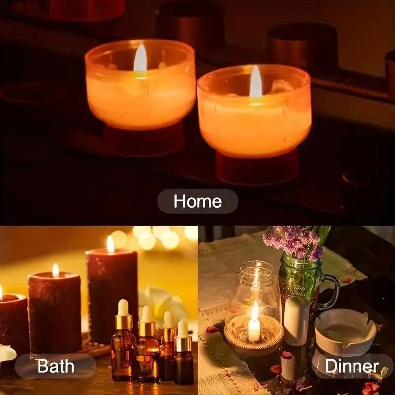 Candle Making Kit: 50x Braided Wicks, 100x Candle Wick Stickers & 5x Wooden Candle Wick Holders for Soy And Beeswax Candles