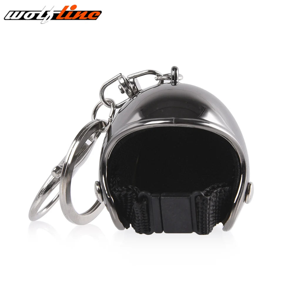 WOLFLINE Motorcycle Key Chain Helmet Keyring Motorbike Universal Accessories For Kawasaki Yamaha BMW Honda Benelli Harley Ducati