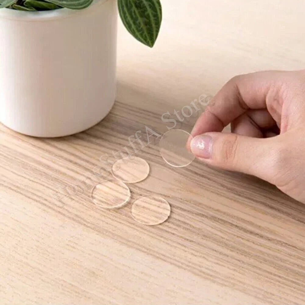 50 dot 1/1.5/2cm Adhesive Double Sided Tape Stickers Removable Round Sticky Tack No Trace Small Stickers for Festival Decoration