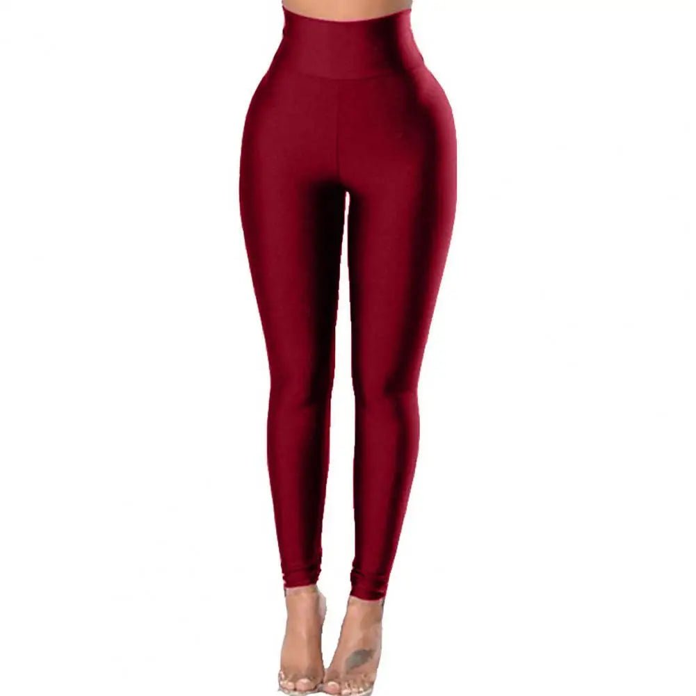 Popular Running Pants Solid Color Pants Elastic Waist Sweatpants Tights Sexy Women Yoga Pants Sportswear Pants Women