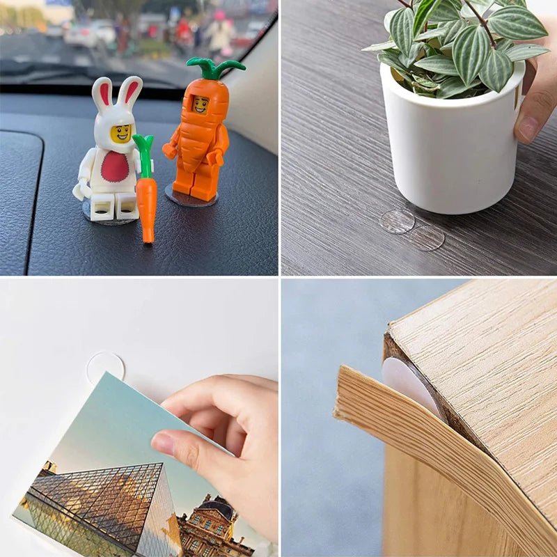 60-100 Dots Double Sided Adhesive Poster Clear Glue Point Tape Round No Traces Strong Adhesive Sticker Waterproof For Craft DIY