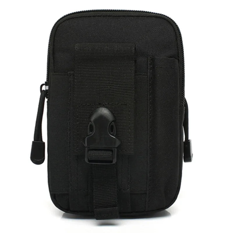 Mobile Phone Case Pouch Waist Bag Waterproof Nylon Multifunction Casual Men Waist Pack Male Small Bag