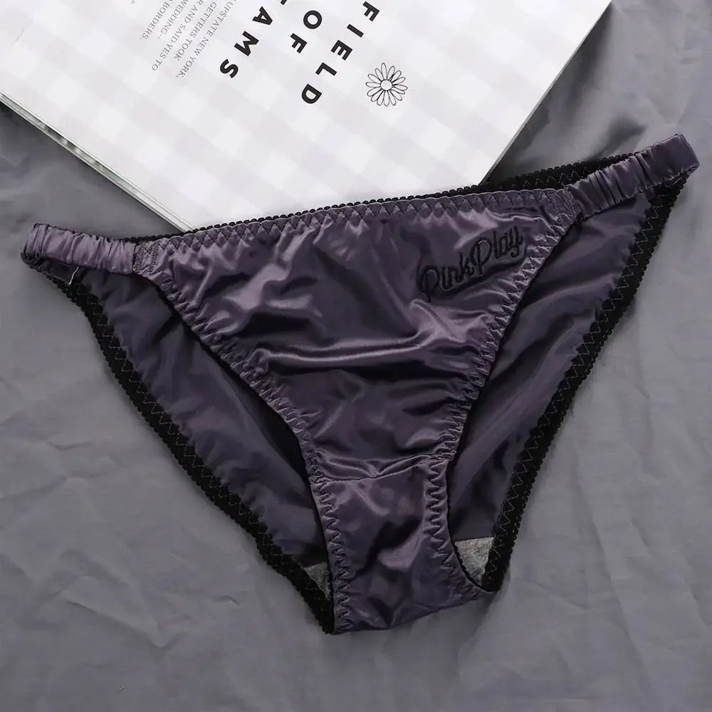 1Pc Women's Seamless Panties Ultra-thin Panties Fashion Sexy Girl low-Rise Ruffles Embroidery Smooth Fitness Panties