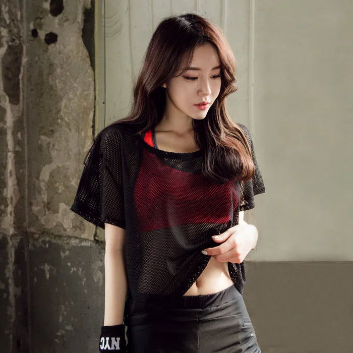 Sexy Women See Through Transparent Mesh Tops Long Sleeve Sheer Slim Ladies Turtleneck ds503