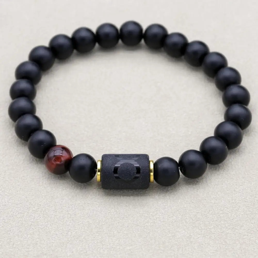 12 Constellation Bracelet Homme Zodiac Bangles Men Cancer Virgo Leo Libra Bracelet for Women Men Gift