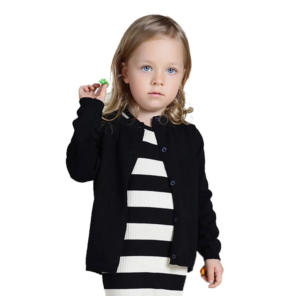 1-9Years Solid Color Baby Cardigan Boy Girl Newborn 9 to 12 18 Months Cotton Unisex Kids Knitted Cardigans Coat Children Clothes