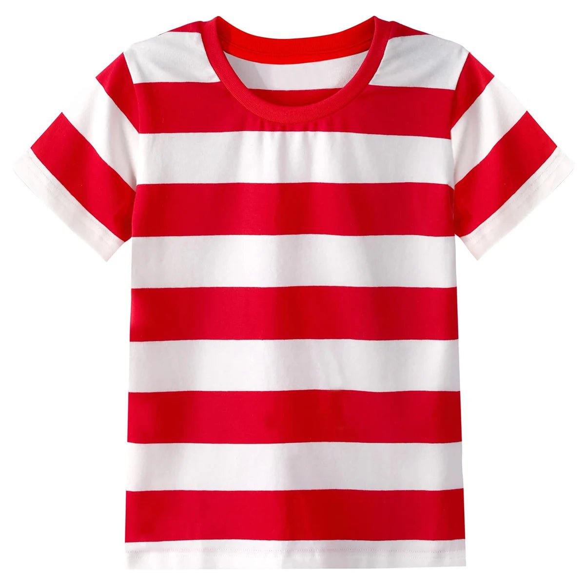 Kids Striped Tshirt Toddler T-shirt Boys Girls Cotton Short Sleeve Tops Children Summer Casual Tee Halloween Carnival Daily Wear
