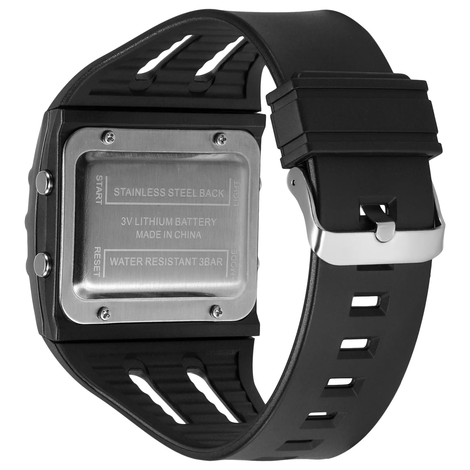 SYNOKE Montre de sport numérique pour homme, gros chiffres, grand cadran à grands chiffres, facile à lire, étanche, montre militaire de course