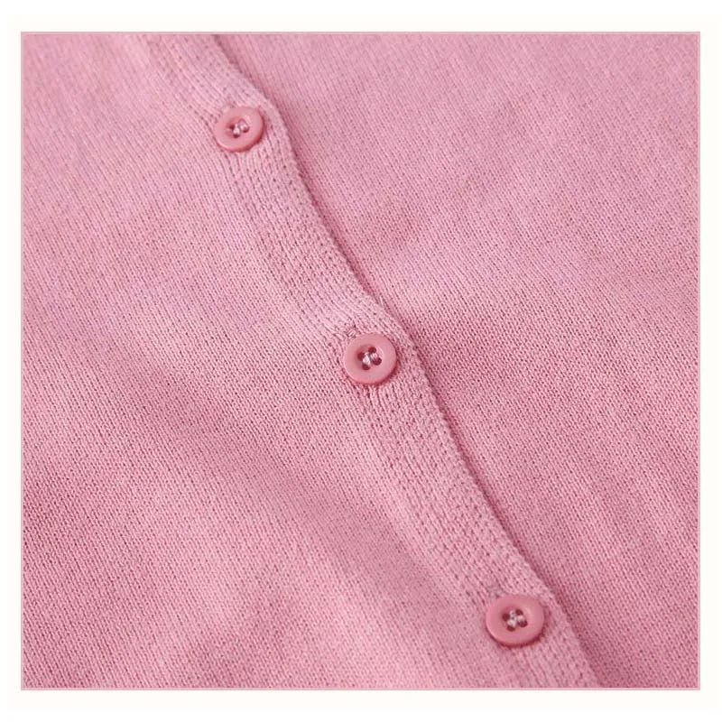 1-9Years Solid Color Baby Cardigan Boy Girl Newborn 9 to 12 18 Months Cotton Unisex Kids Knitted Cardigans Coat Children Clothes