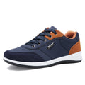 YRZL Men's Shoes Spring Autumn Waterproof Walking Sneakers Leisure Male Leather Sports Shoes Non-Slip Footwear Tennis for Men