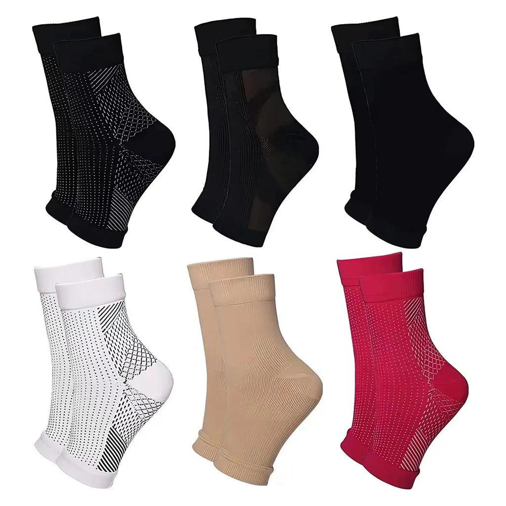 1 pair Neuropathy socks, Ankle brace Socks and Tendonitis compression socks For Pain Relief, Ankle compression sleeve for swelling