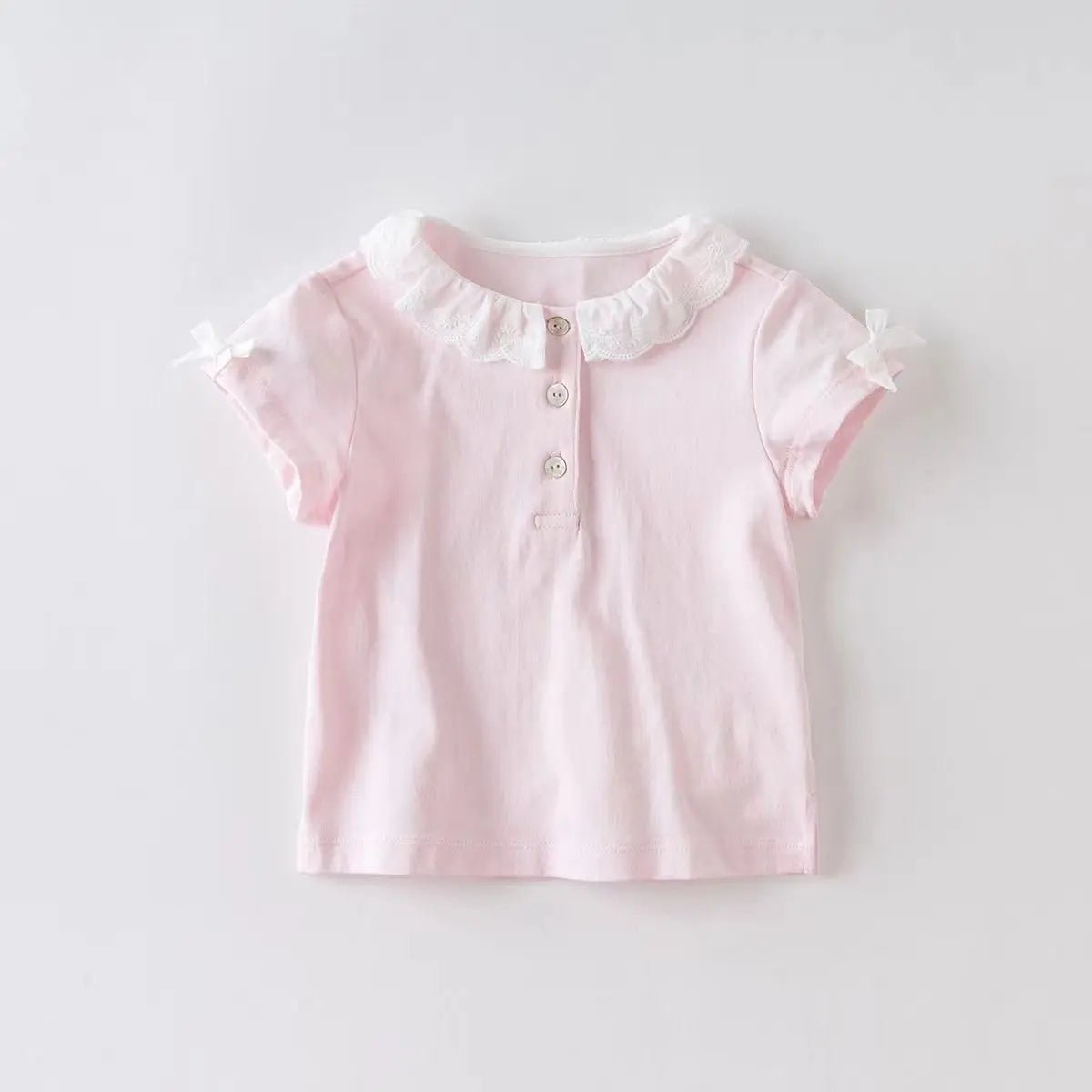 Girl's T-shirt 2024 New Girls' Summer Clothes Short Sleeve Children Top Wear